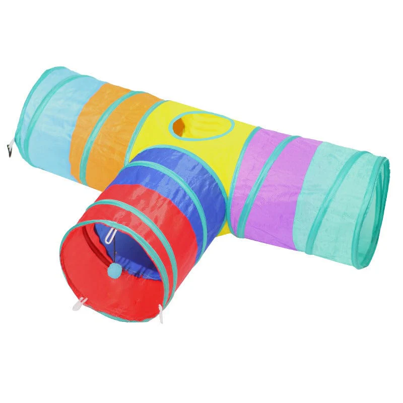 3-Way Collapsible Tunnel Cat Toy - Image 4