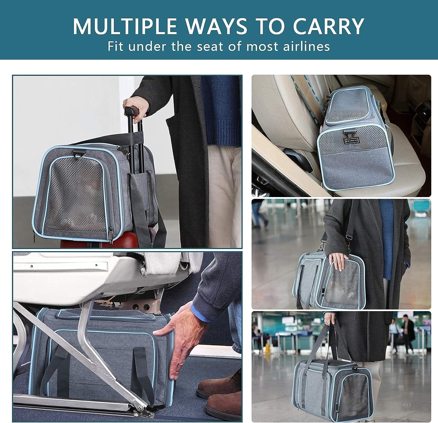 Airline Ready Dog & Cat Carrier - Image 9