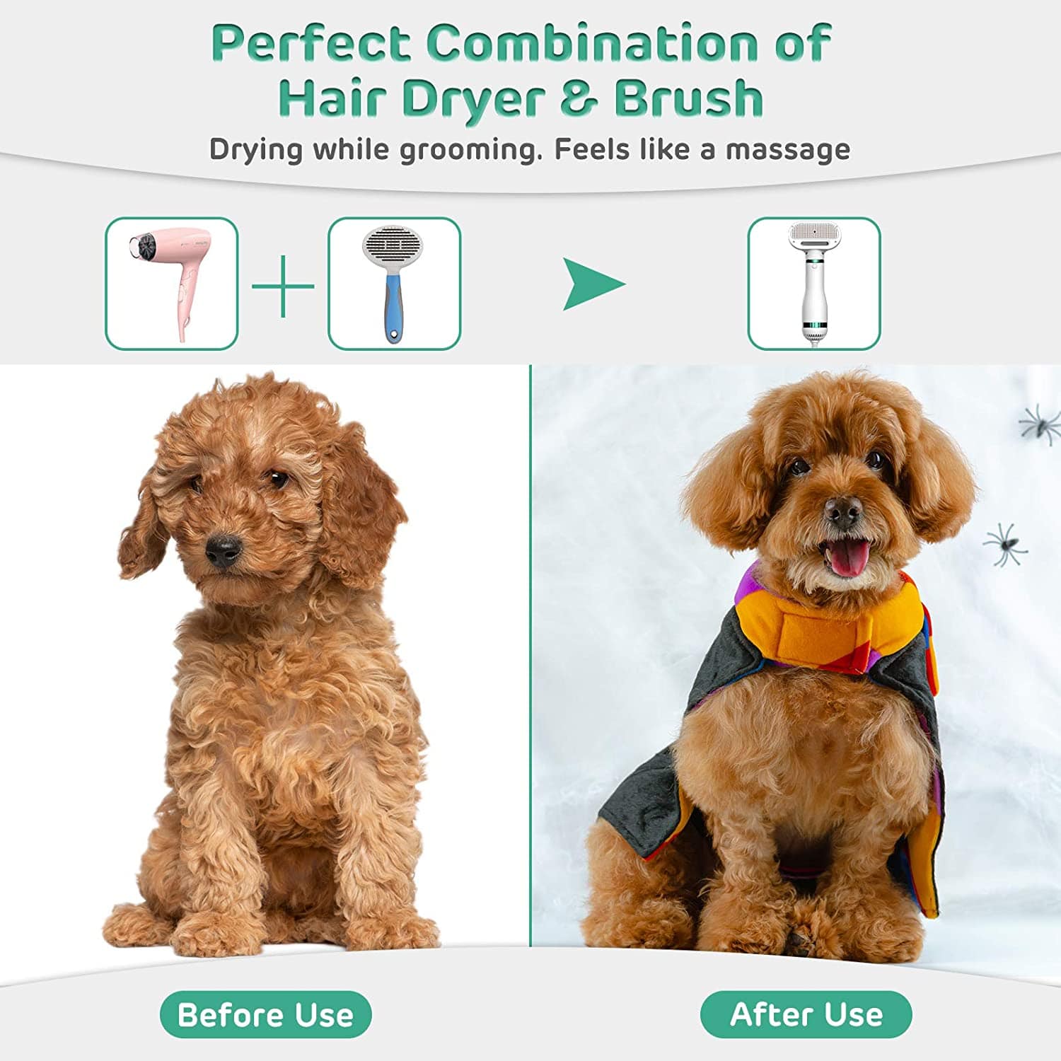 Ez Groom Pet Hair Dryer Comb - Image 4