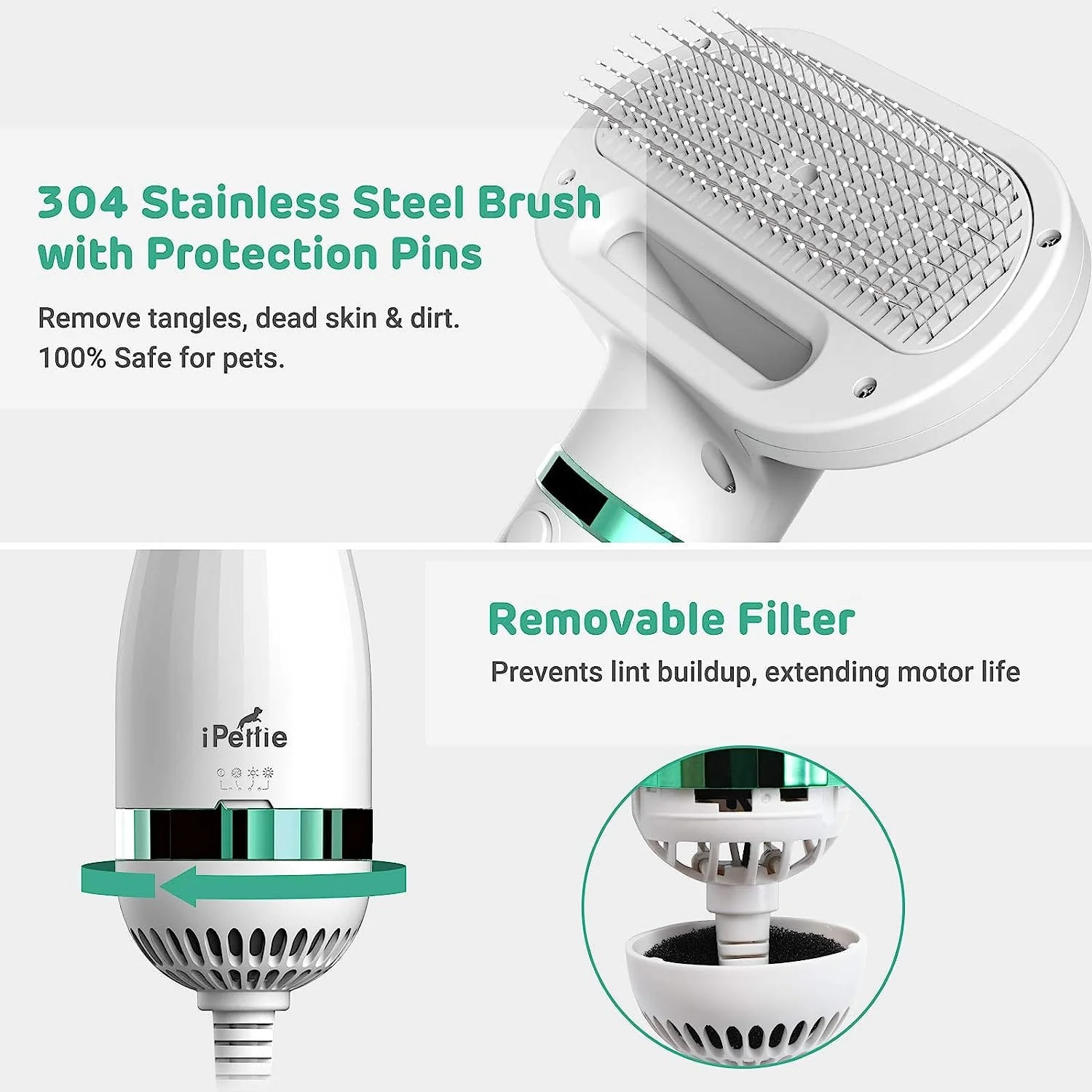 Ez Groom Pet Hair Dryer Comb - Image 5