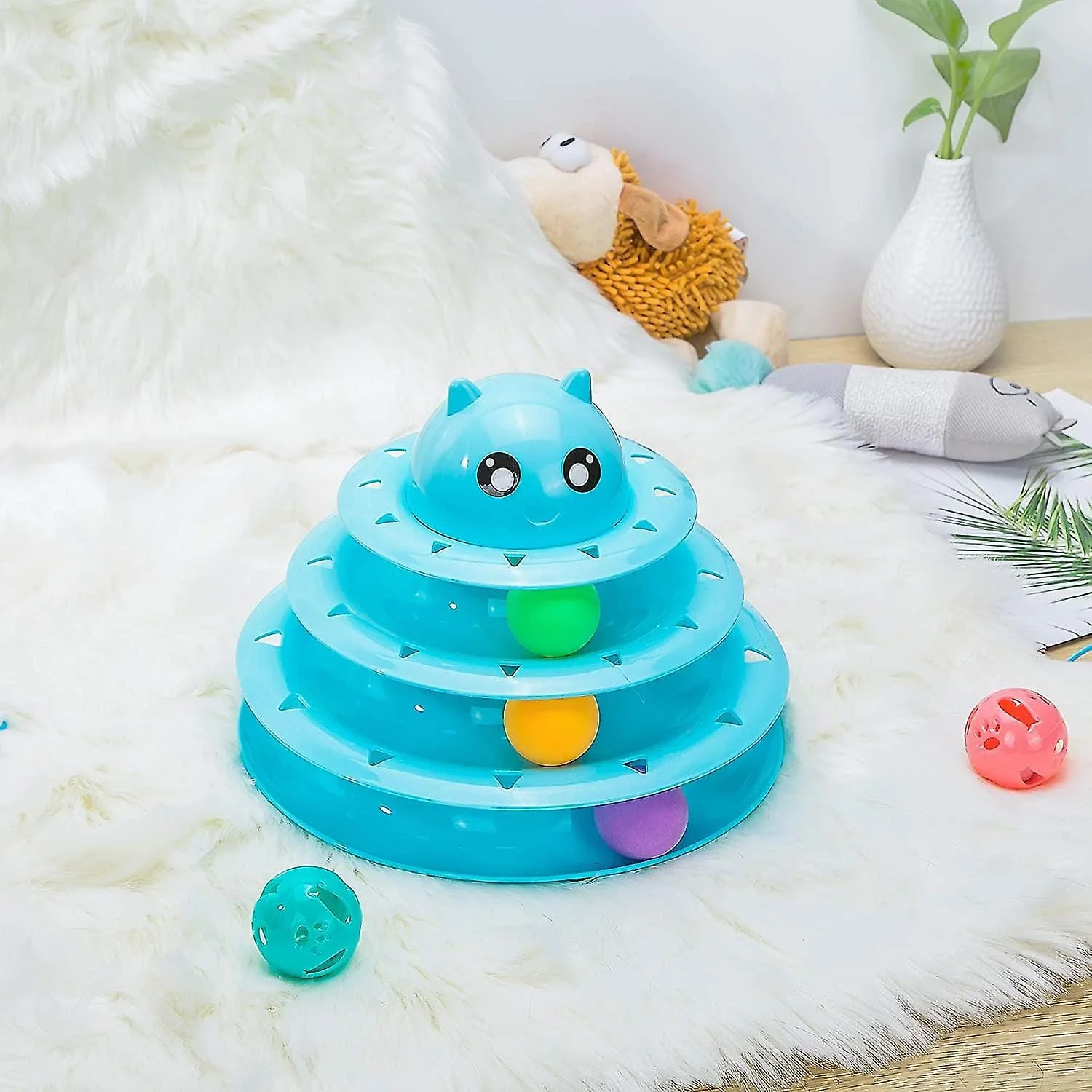 Interactive Tower Cat Toy - Image 9