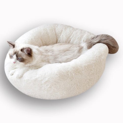 Plush Calming Cat Bed Removable Cover - Image 8
