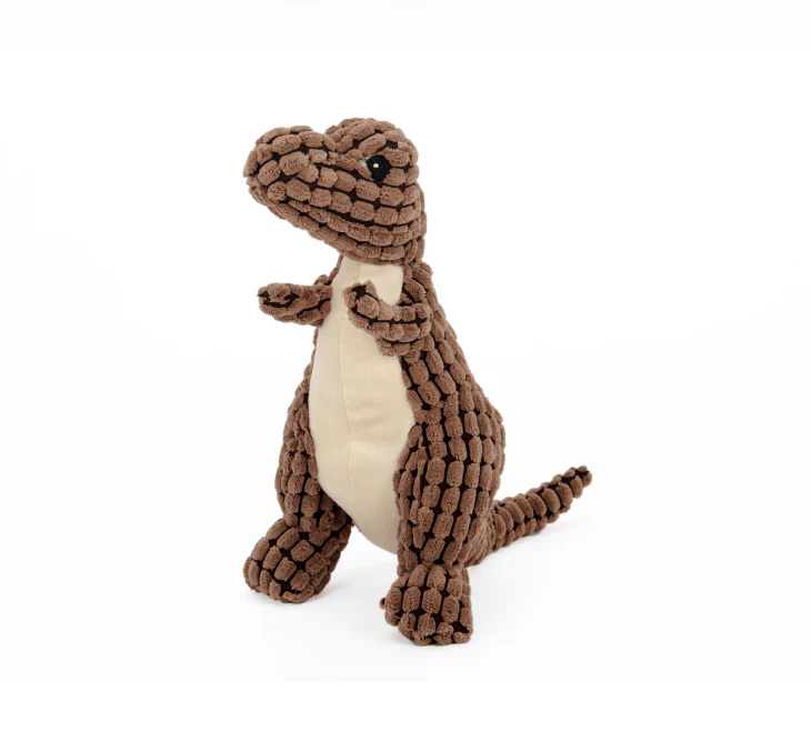 Plush Dino Dog Toy - Image 8